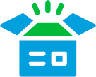 icon representing packaging options